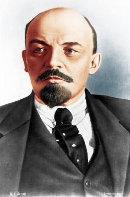 Leader in a 1917 revolution - LENIN